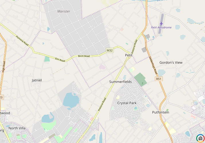 Map location of Petit